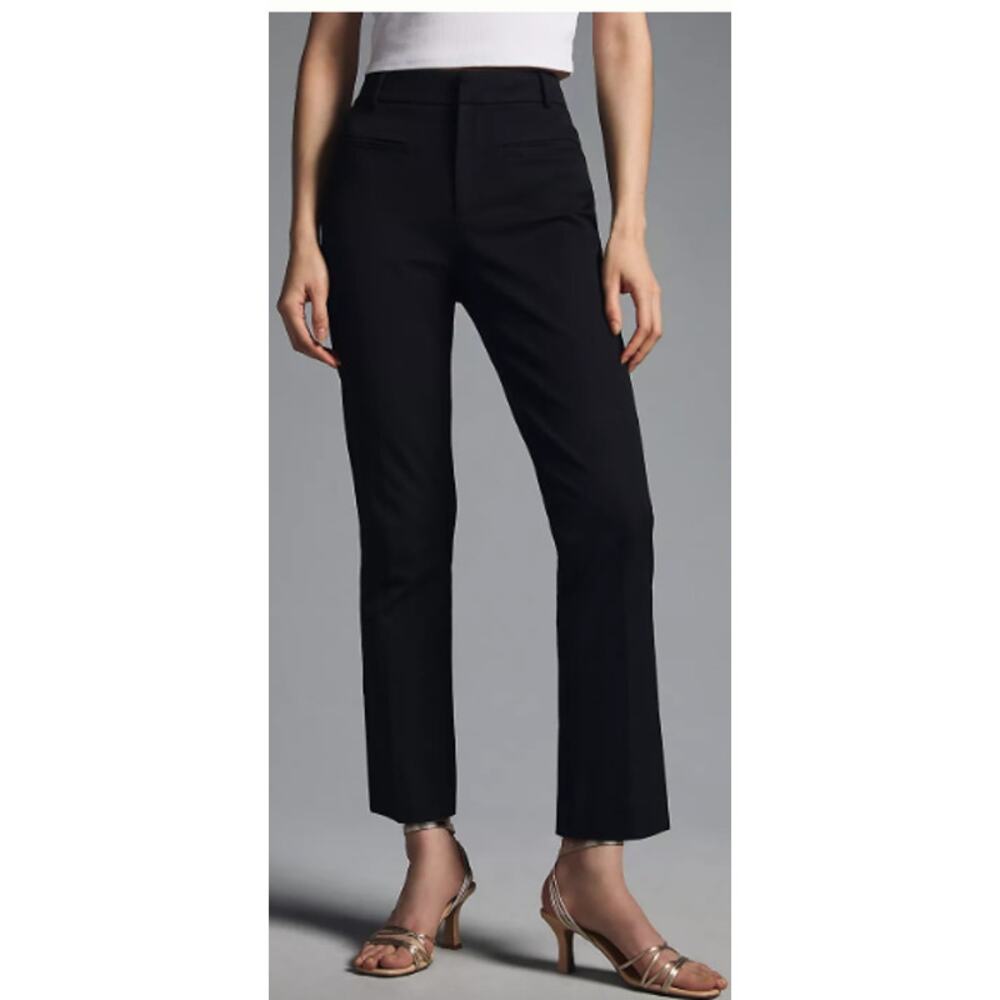 Anthropologie Maeve The Essential Slim Kick Pants Size 4 Pockets 28x24